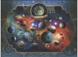 HEYE Puzzle Map Art: Vesmír 1500 dílků