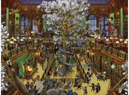 HEYE Puzzle Knihovna 1500 dílků