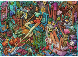 HEYE Puzzle Spolubydlící v domácnosti 1000 dílků