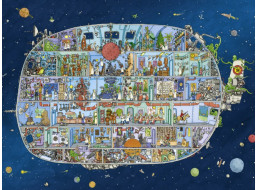 HEYE Puzzle Vesmírná loď 1500 dílků