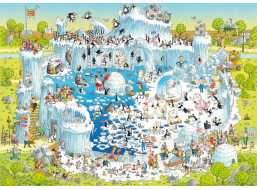 HEYE Puzzle Šílená ZOO: Polární expozice 1000 dílků