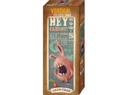 HEYE Vertikální puzzle Zozoville: Mrkev 1000 dílků