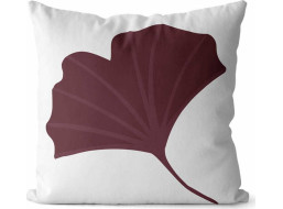 Povlak na polštář GINKGO PREMIUM 45x45 cm - fialový