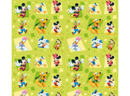 Dětský závěs DISNEY - Mickey s kamarády - 180x160 cm