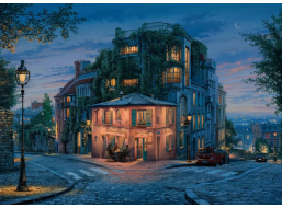 ART PUZZLE Puzzle La Maison Rose - Růžový dům 1000 dílků