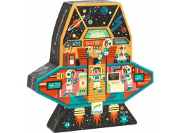 DJECO Puzzle Vesmírná stanice 54 dílků