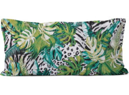 Povlak na polštář JESS 50x30 cm - Panter - zelený