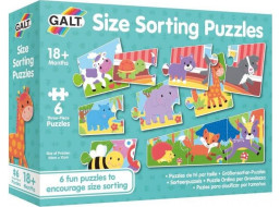 GALT Baby puzzle Kdo je větší a kdo menší 6x3 dílky