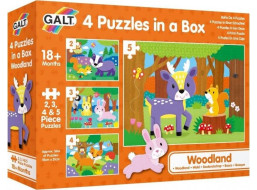 GALT Puzzle V lese 4v1 (2,3,4,5 dílků)