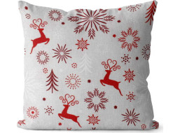 Povlak na polštář JESS 40x40 cm - Snowflakes