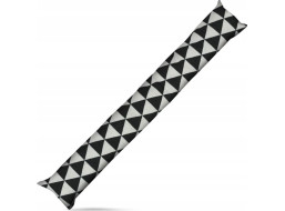 Těsnící válec do dveří a oken LUPPO 85x15 cm - Trojúhelníky - čený
