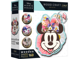 TREFL Wood Craft Origin puzzle Stylová Minnie 160 dílků