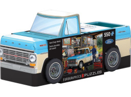 EUROGRAPHICS Puzzle v plechové krabičce Pickup Truck 550 dílků