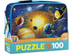 EUROGRAPHICS Puzzle ve svačinovém boxu Průzkum sluneční soustavy 100 dílků