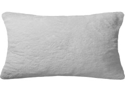 Povlak na polštář RABBIT FUR 50x30 cm - světle šedý