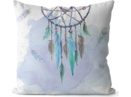 Povlak na polštář DECO 45x45 cm - Modrý lapač snů