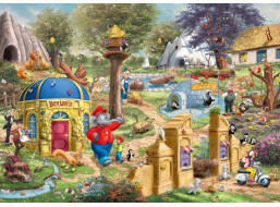 SCHMIDT Puzzle Benjamin Kvítko: Den v neustadtské zoo 1000 dílků