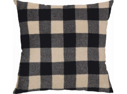 Povlak na polštář RETRO Check 40x40 cm - béžový/černý