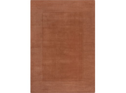 Kusový ručně tkaný koberec Tuscany Textured Wool Border Orange