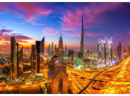 ENJOY Puzzle Úsvit nad Dubají 1000 dílků