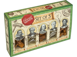 PROFESSOR PUZZLE Sada 5 hlavolamů Great Minds