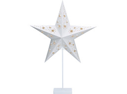 LED vánoční hvězda stolní, 10x LED