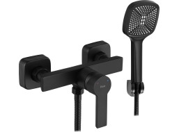 Sprchová nástěnná baterie REA ARGUS se sprchou - černá matná