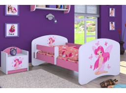 Dětská postel bez šuplíku 180x90cm VÍLA A MOTÝLCI