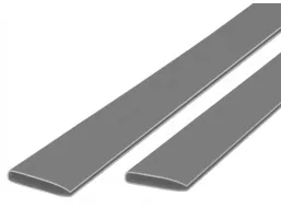 Ukončovací lišta na clonu na plot - imitace bambusu - 100 cm - světle šedá