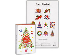 GALISON Puzzle Adventní kalendář Andy Warhol: 12 dní do Vánoc 12x80 dílků