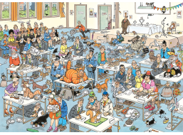 JUMBO Puzzle JvH Kočičí přehlídka 2000 dílků