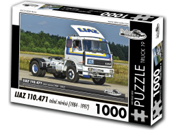 RETRO-AUTA Puzzle TRUCK č.19 Liaz 110.471 tahač návěsů (1984-1997) 1000 dílků