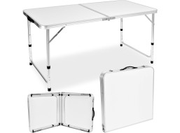 Kempingový turistický set TRAMP 120x60 cm - bílý
