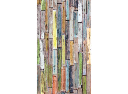 Designový závěs - Barevné desky - 140x245 cm