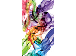 Designový závěs - Barevný kouř - 140x245 cm