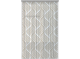 Designový závěs - Béžová abstrakce - 140x245 cm