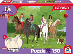 SCHMIDT Puzzle Schleich Výlet do přírody 150 dílků + figurka Schleich
