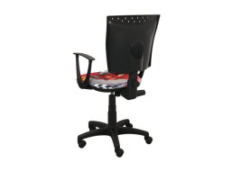 Dětská otočná židle SIMON - FORMULE červená