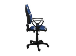 Dětská otočná židle GREG - FOTBAL modrá