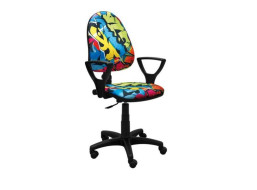 Dětská otočná židle GREG - GRAFFITI color