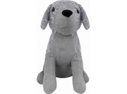 Zarážka do dveří CALM DOG 23 cm - Pejsek - šedý