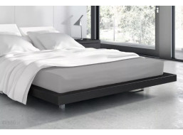 Froté prostěradlo VANILLE 200x160 cm + 25cm - světle šedé