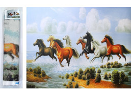 Norimpex Diamantové malování Cválající stádo 80x40cm