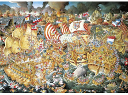 HEYE Puzzle Bitva u Trafalgaru 2000 dílků