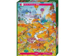 HEYE Puzzle Cartoon Classics: Idylka u pole 1000 dílků