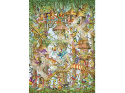 HEYE Puzzle Chaty na stromech 1000 dílků