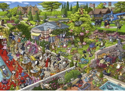 HEYE Puzzle Kočičí party 1000 dílků
