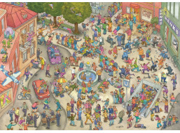 HEYE Puzzle Zombíci v pohybu 1000 dílků