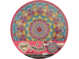 GRAFIX Diamantové malování na rámu Mandala růžová 30cm