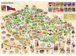 Popular Puzzle Mapa České republiky 160 dílků